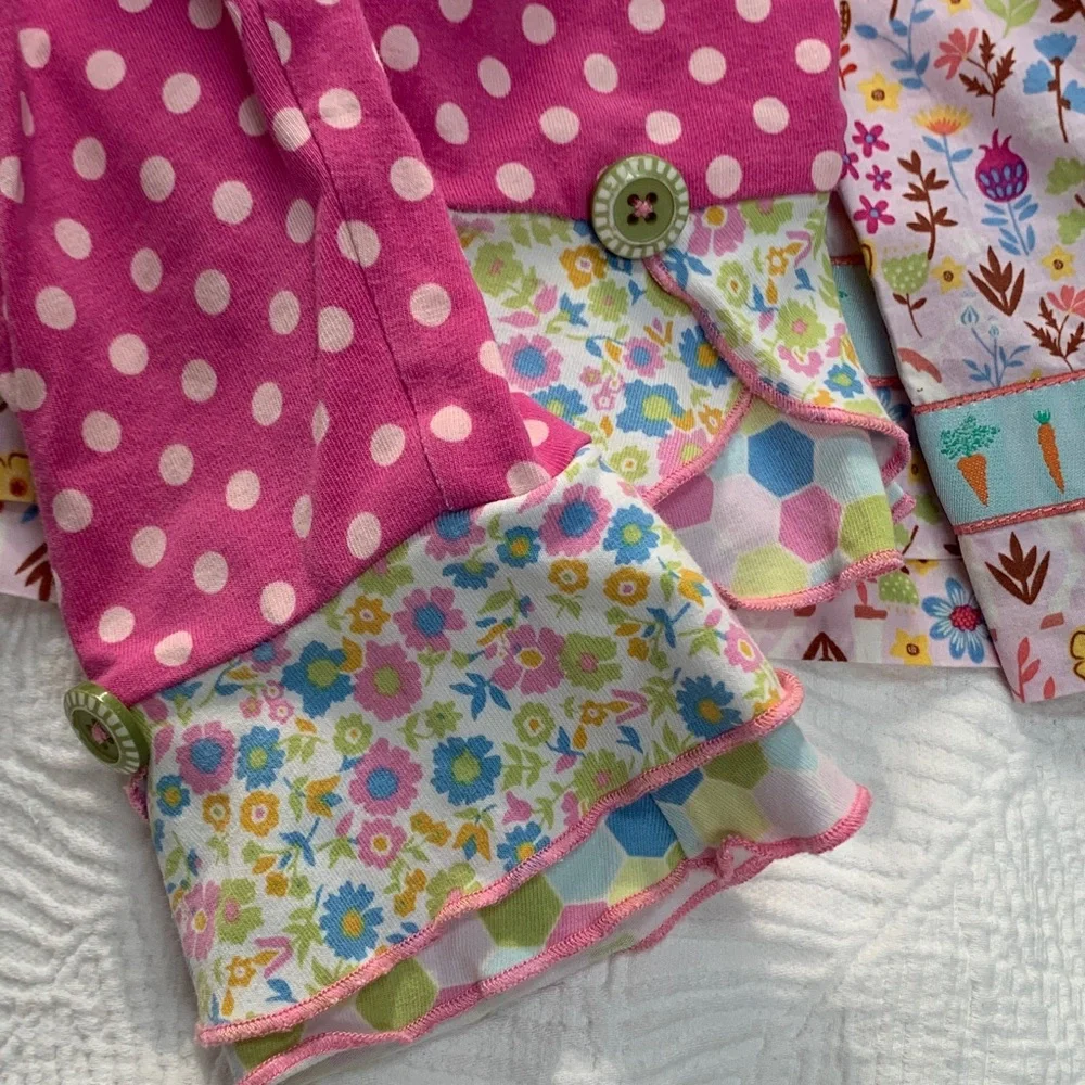Matilda Jane Unicorn Pink Polka Dot Top and pants set